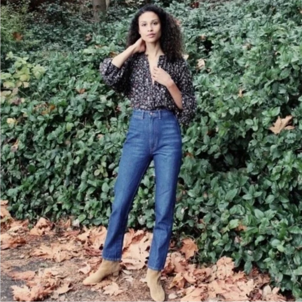 Doen High Rise Blue Jeans